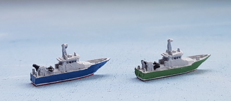 Custom cruiser Glückstadt III and Usedom (1 p.) GER 2019 Albatros ALK 250